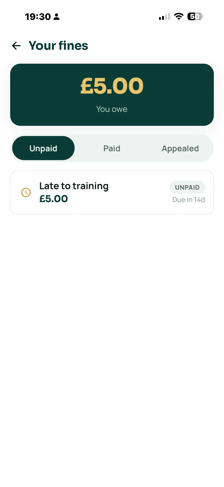 The Fine Club app, Your fines. Know exactly what you owe, and exactly why.